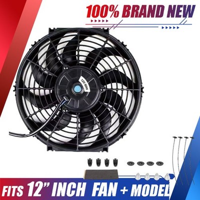 12'' Cooling Fan Slim Fan Radiator engine cooling fan Universal High Performance