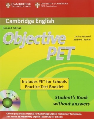 Objective PET For Schools Pack without Answers (Student's Book with CD-ROM and f