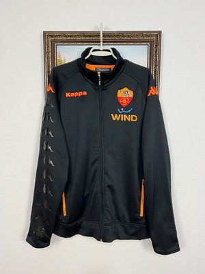 Vintage Kappa AC Roma Football Jacket Soccer Zip Mens Track Top