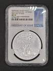 2016-W 1oz .999 Silver Eagle 30th Anniv. Lettered Edge BURNISHED | NGC MS70 #203