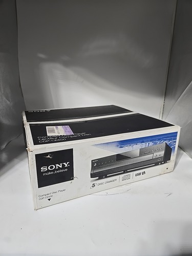 Brand New Sony CD Player (CDP-CE500) 5-Disc Changer - Sealed Free Shipping