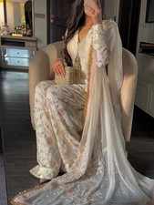 Chinon Silk Redy made Designer Salwar Kameez With Dupatta For Women Party Wear