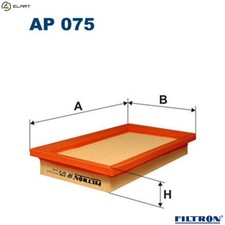 AIR FILTER AP 075 FOR FIAT PIAGGIO APE/TRUCK/Platform/Chassis PORTER/Van/Bus UNO