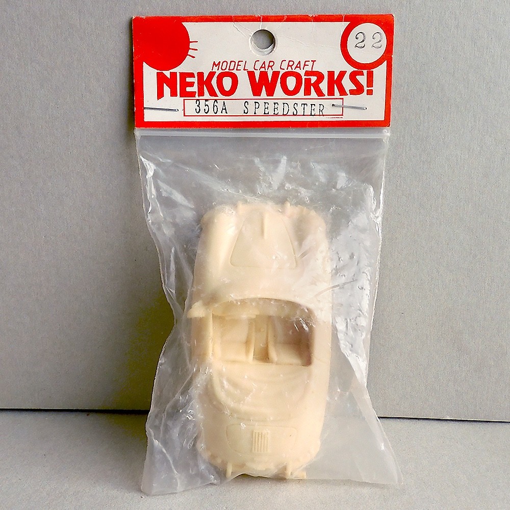 NEKO WORKS / PORSCHE 356A SPEEDSTER / Deformed Mini Car Garage Kit