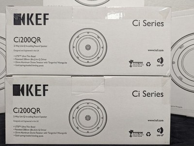 KEF CI200QR Round In-Ceiling Speaker Architectural Loudspeaker (Single)
