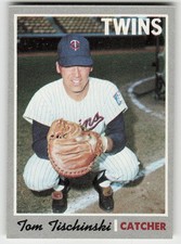 1970 Topps #379 Tom Tischinski BASEBALL Minnesota Twins