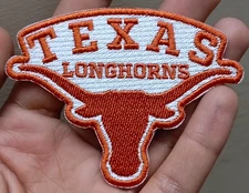 Texas Longhorns NCAA Team Logo Iron On Patch - Sew Patch - Embroidered Patch