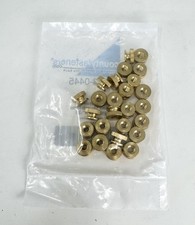 Unopened New Solid brass knurled thumb nut 25 piece 1/4"  G-207 