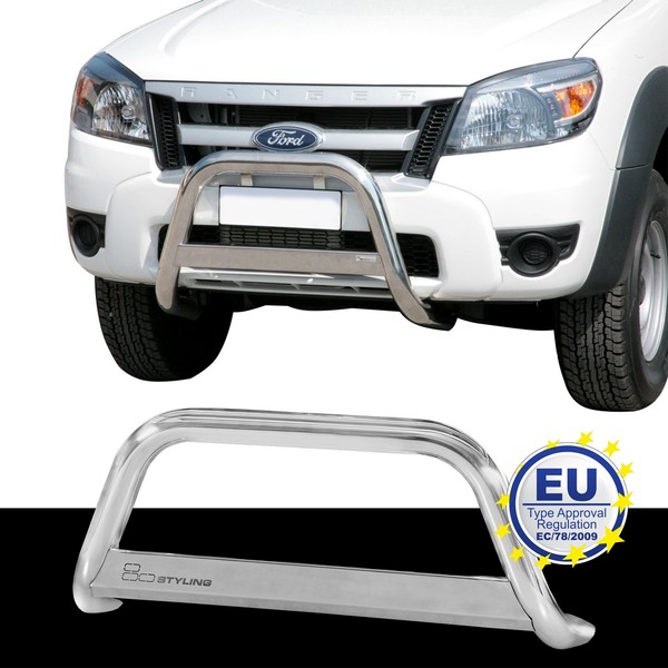 FrontbüGel Edelstahl Passend FüR Ford Ranger 2009 Bis 2011 Chrome-image