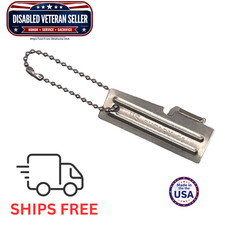 Military P51 Can Opener with 4&frac12;" Dog Tag Chain US Army Issue