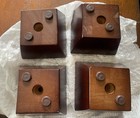 2.5" Wood Furniture Legs, Square Angled, Sofa/Chair Feet. **NEW** — photo 1
