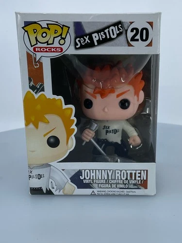 Funko POP! Rocks Sex Pistols Johnny Rotten #20 Vinyl Figure DAMAGED BOX SEE PICS
