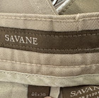 Savane Men's Chino Khaki Pants Size W44 L29 Beige Style 44693941 — photo 6