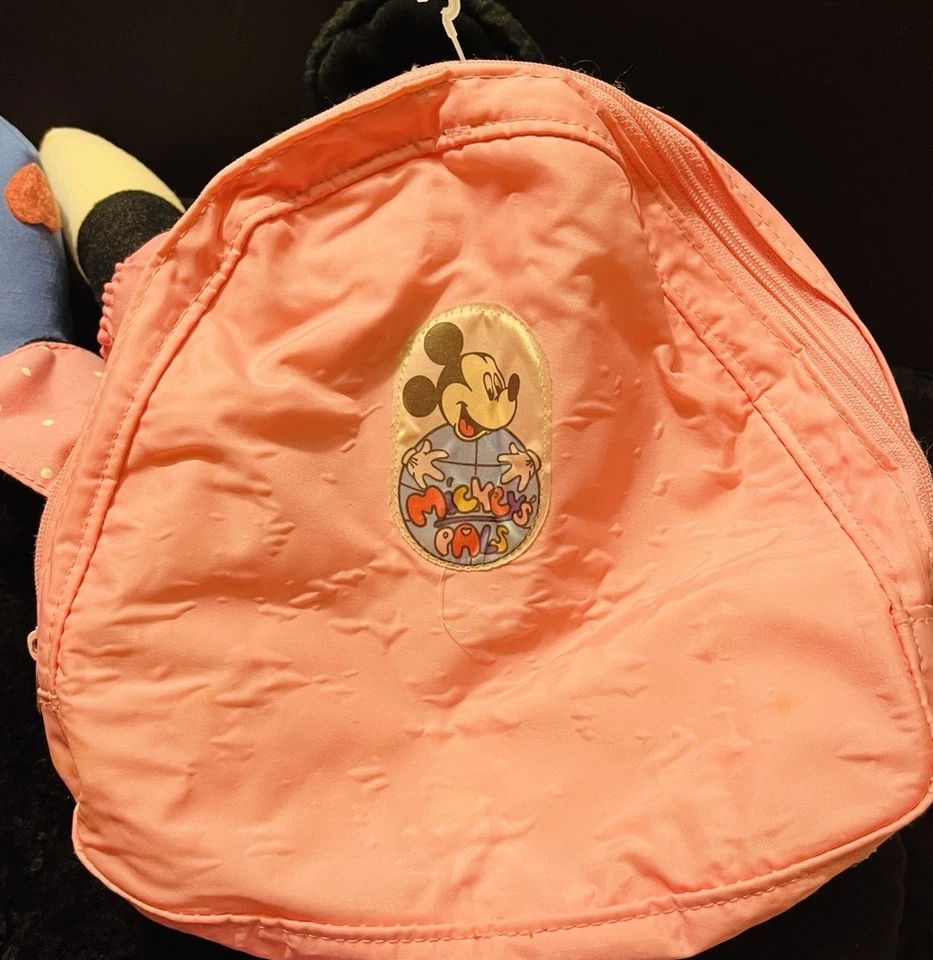 De colección Minnie Mouse Mickey's Pals Muñeca de Peluche Rosa Mochila Dover Bolso de Mano Cartera Foto 2 de 4