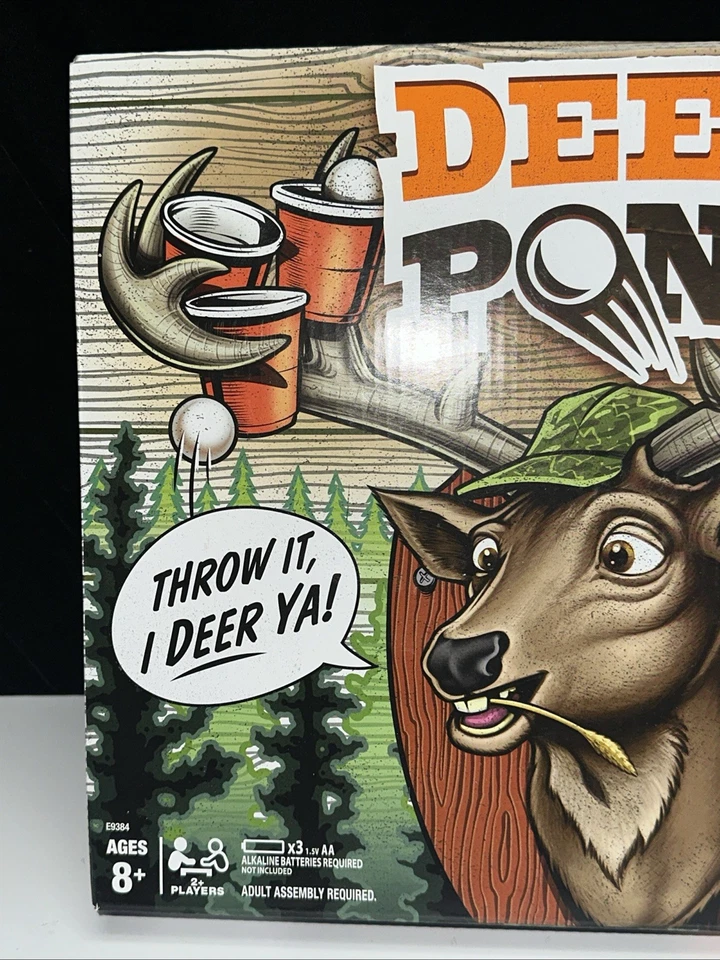 NUEVO PRECINTADO--Hasbro DEER PONG Juego parlante 2+ jugadores Funciona con pilas Foto 2 de 4