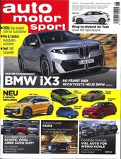 Auto Motor und Sport - AMS Heft 26-2025 BMW iX3, VW T-Roc, Cupra Raval, Audi Q3