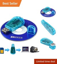 Compact USB SIM Card Reader for Easy Backup  Transfer - Windows Compatible