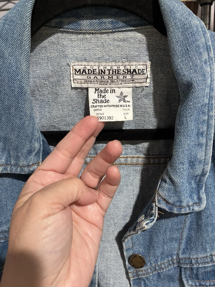 Chaleco vaquero boho occidental para mujer talla grande 100 % algodón hecho en EE. UU. Foto 2 de 4