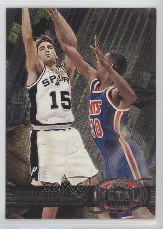 1997-98 Metal Universe Reebok Silver Vinny Del Negro #13 1kq0