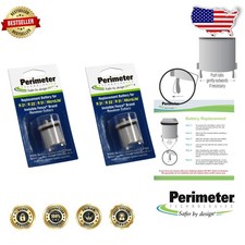 Reliable 2-Pack Dog Fence Batteries - Japanese Cell Lithium for Invisible Fence