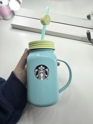 Starbucks 2019 Thailand Mint Mason Jar Tumbler