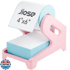 JIOSE Label Holder for Thermal Printer - Compatible with 4x6 Rolls and Fan-Fo