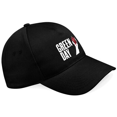 GREEN DAY Rockband Rock Music Schwarze Baseball Cap Baseballcap - K253 -SW