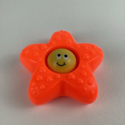 Fisher Price Sandy Starfish Baby Spinner Toy Floating Bath Fun Vintage 1977