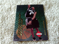 1996   ALLEN  IVERSON  ROOKIE  #19   ROOKIE  RAGE  COLLECTOR's  EDGE     MINT !!