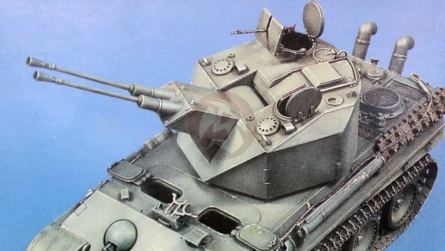 Char Flak Panther Coelian Solido 1/50 - Anti-aérien WWII 1945 - Neuf