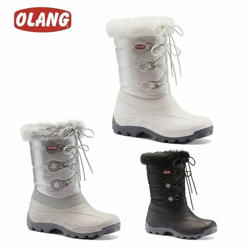 Olang Scarpe Donna Invernali Scarpe PATTY Stivali Caldi Fodera Tessuto  Gomma Nuovo | eBay
