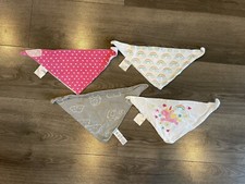 Le Bebe Carters Favorite Bandana Bibs - 4 Pack, 0 months Girls Pink