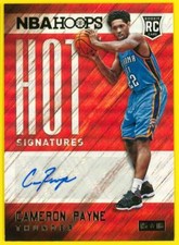 2015-16 Panini NBA Hoops Hot Signatures #HS-CP Cameron Payne Rookie Auto (Suns)