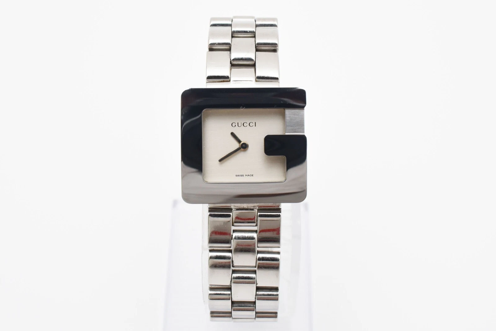 [EXC+5] GUCCI 3600L cadran blanc fabrication suisse avec quartz montre femme du Japon