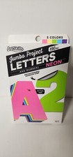 Artskills PA-1426 Neon Color Poster Letters And Numbers, 190/pack pa1426 