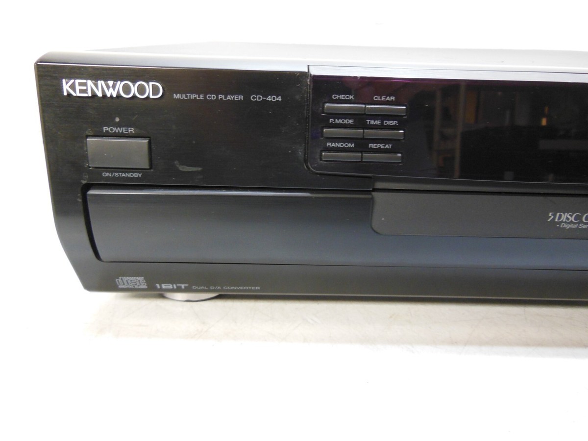 Kenwood CD-404 5 Disc Stereo CD Carousel Changer Player
