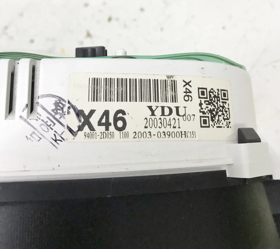 ✅ 01-03 Hyundai Elantra velocímetro cuadro de instrumentos OEM 94001-2D050 Foto 2 de 4