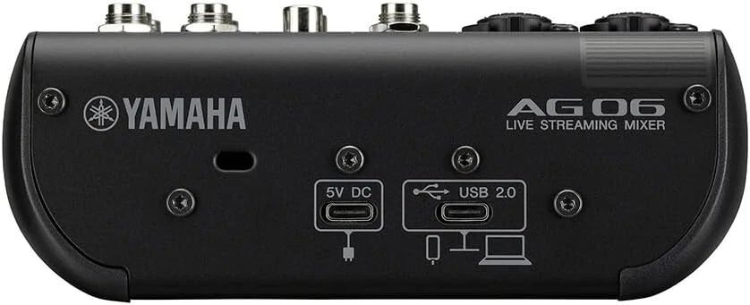 YAMAHA AG06 AG06MK2 B Black 6ch Live Streaming Mixer USB Audio Interface NEW BOX - Image 3 of 4