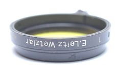 Leica Vintage 36mm E36 Y1 Yellow Lens Filter A36