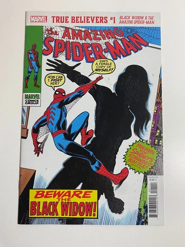 Marvel Comics The Amazing Spider-man True Believers 1 Black Widow VF Bag & Board
