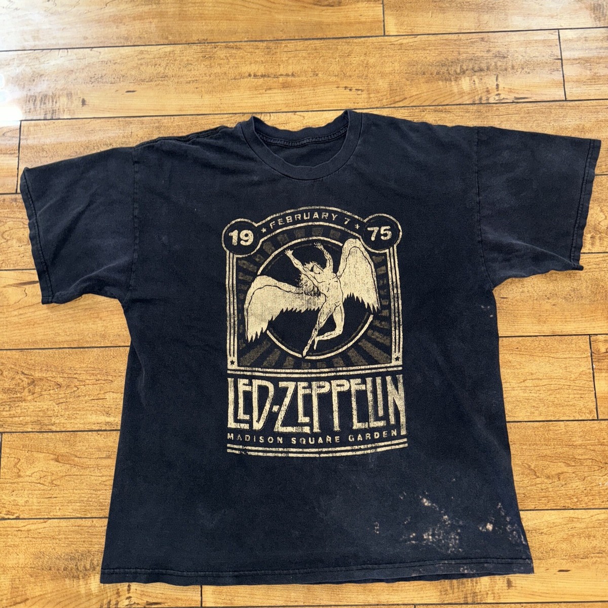 Vintage Y2K LED-Zeppelin T-Shirt Black 22.5x27 XL Madison
