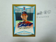2008 Bowman Tyler Chatwood  Signed Baseball Card