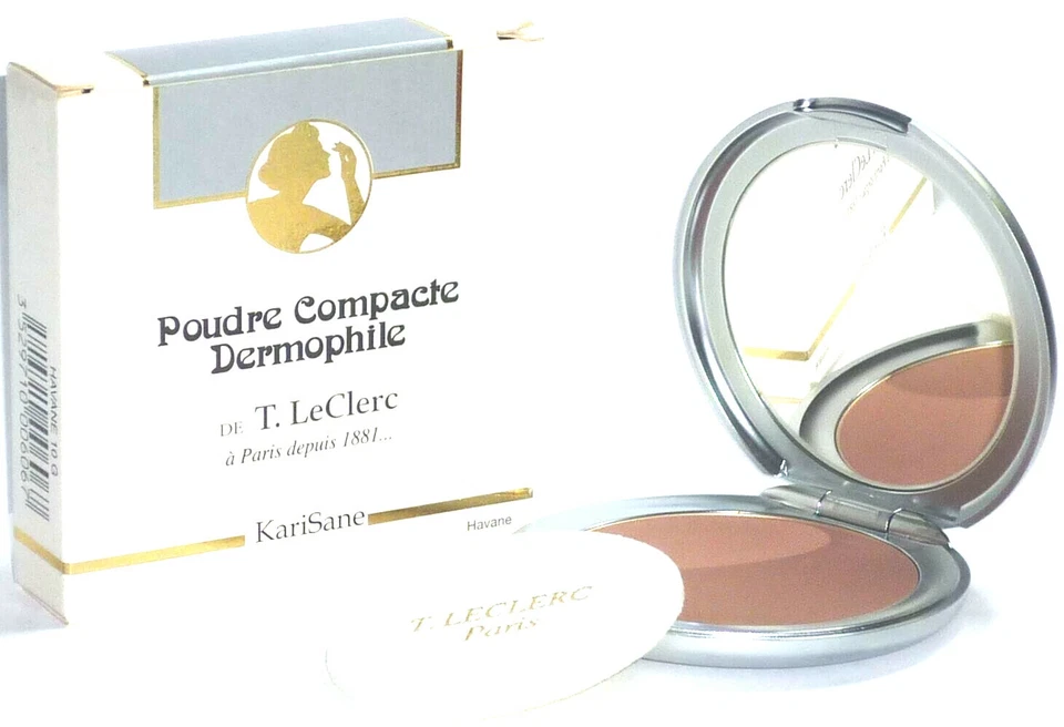T. LECLERC T.Leclerc-Pressed Powder Havane 10g Poudre Compacte Dermophile/S