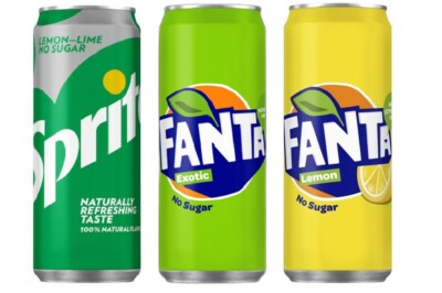 72 Dosen Softdrinks Zero Sugar ( Fanta Zero lemon, Zero Exotic, Sprite Zero )