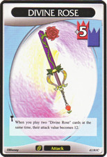 KINGDOM HEARTS TCG Base Set 41/91C DIVINE ROSE NM Disney Trading Card Game ccg