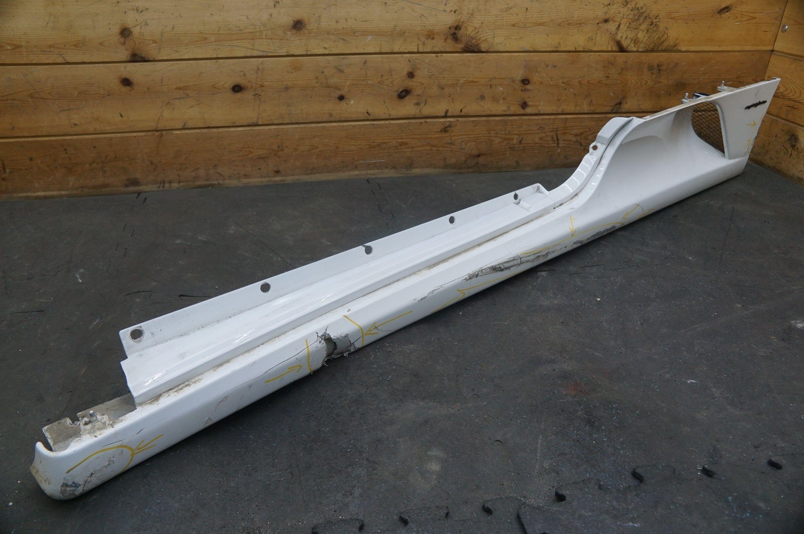 Left Driver Side Skirt Rocker Molding Trim Panel 68021110 OEM Ferrari 430 *Note*