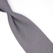 John G Hardy Mens Silk Cotton Necktie Blue White Micro Check Weave Woven Tie