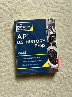 The Princeton Review AP US History Prep 2022 Edition | eBay