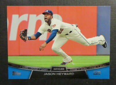 2013 Topps, Atlanta Braves ''Chase it Down'' JASON HEYWARD