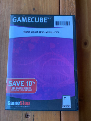 Super Smash Melee (GameCube, 2001) GameStop Case - Main Image